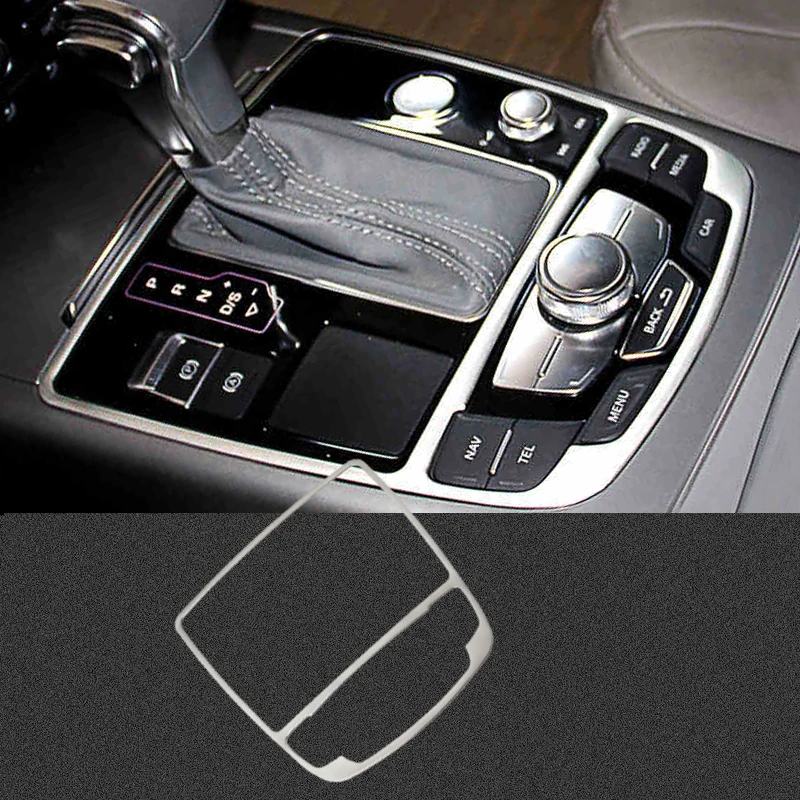 Авто Стайлинг для Audi A6 C7 A7 2012 2017 Высокое качество нержавеющая сталь Шестерня