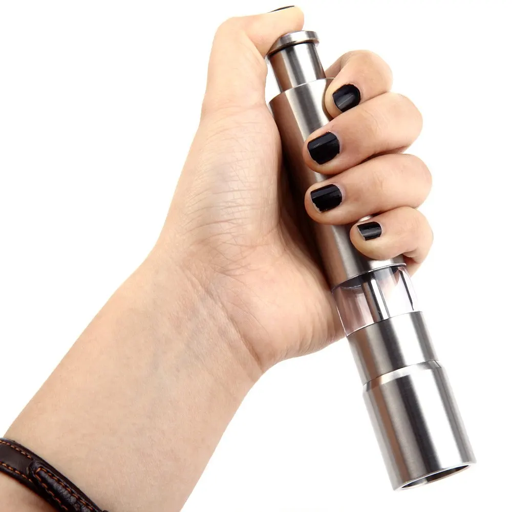 

2018 Original Manual Spice Mill Stainless Steel Pepper Salt Mill Grinder Stick Kitchen Cooking Tools For Kitchen Accessaries