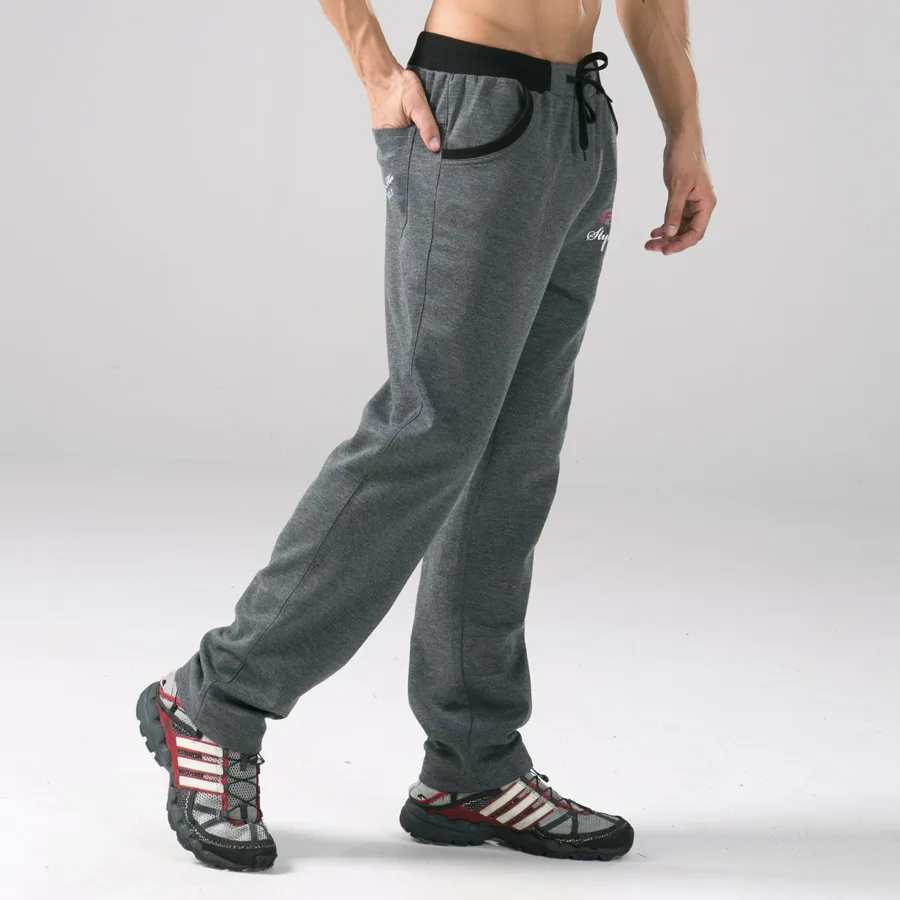 Мужские спортивные штаны весна осень повседневные штаны спортивные штаны для бега размера плюс XXXL 4XL 5XL мужские спортивные штаны хлопковые серые мужские брюки