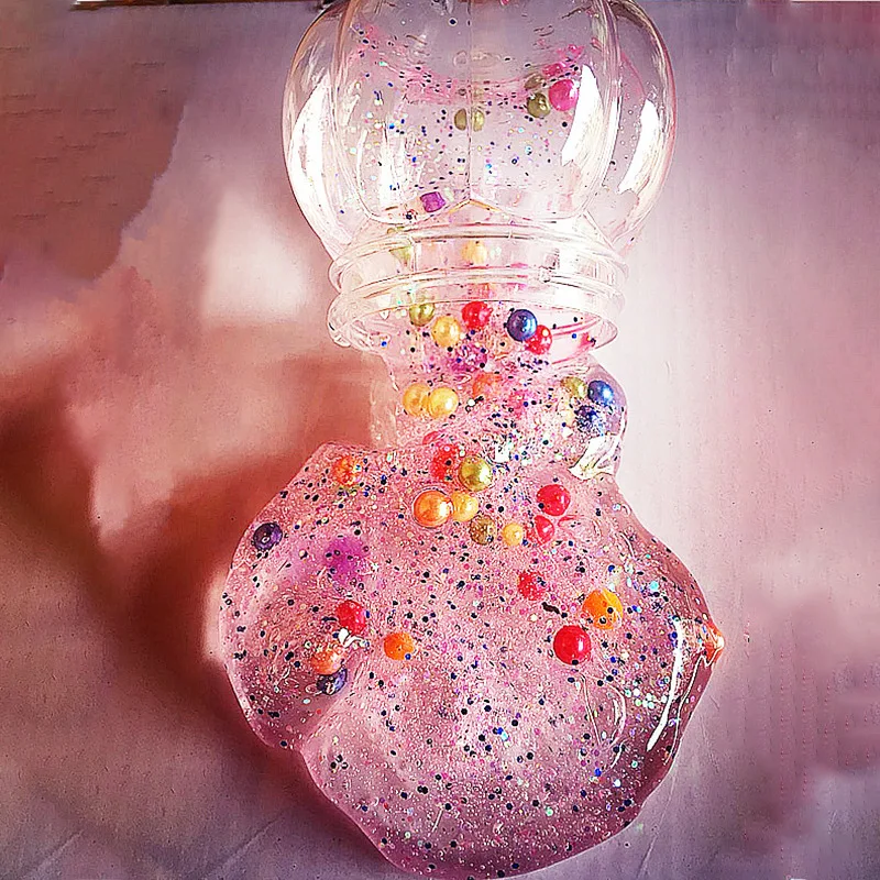 1 шт. цвет ful Пластилин пузырь свет глина прозрачный жемчуг кристалл слизь моделирование глина случайный цвет прозрачный слизь
