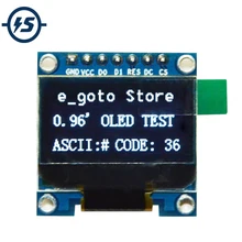 IS 0,96 дюймов 128X64 IIC SPI серийный белый OLED дисплей модуль IEC плата с ЖК-экраном 0,9" SSD1306 для Arduino/stm32/51 Oled IEC