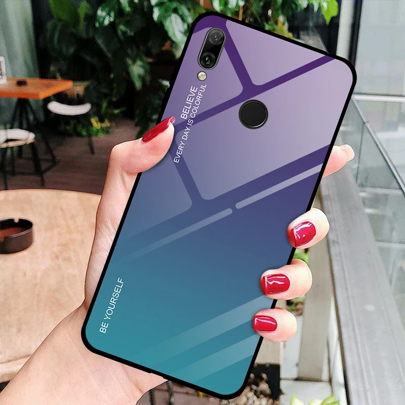 Чехол из закаленного стекла для huawei Y7 Prime Y6 Pro Y9 P Smart чехол для huawei P30 Pro P20 Lite Y7 Y6 Y5 чехол