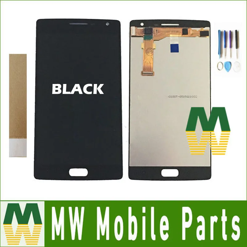 

100% Tested For Oneplus 2 For one plus two LCD Display+Touch Screen Sensor Digitizer Assembly Black Color With Tools & Tape