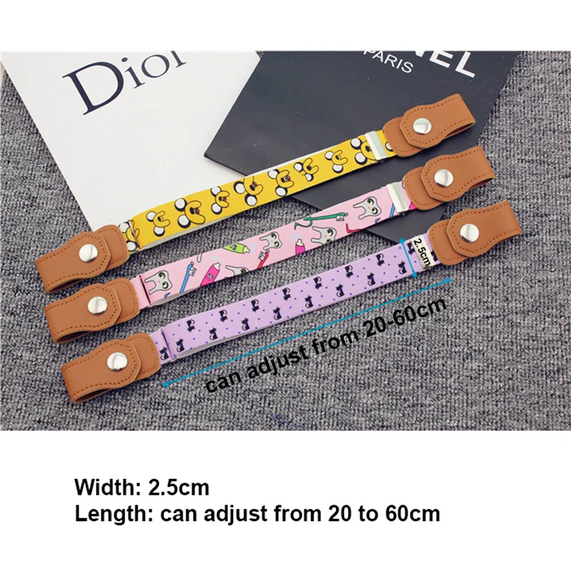 Child Buckle-Free Elastic Belt No Buckle Stretch Belt for Kids Toddlers Adjustable Boys and Girl's Belts for Jean Pants kids fashion belt