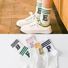Calcetines cortos deportivos con rayas clásico para chica, calcetín Harajuku, informal, para monopatín, de algodón ► Foto 1/6