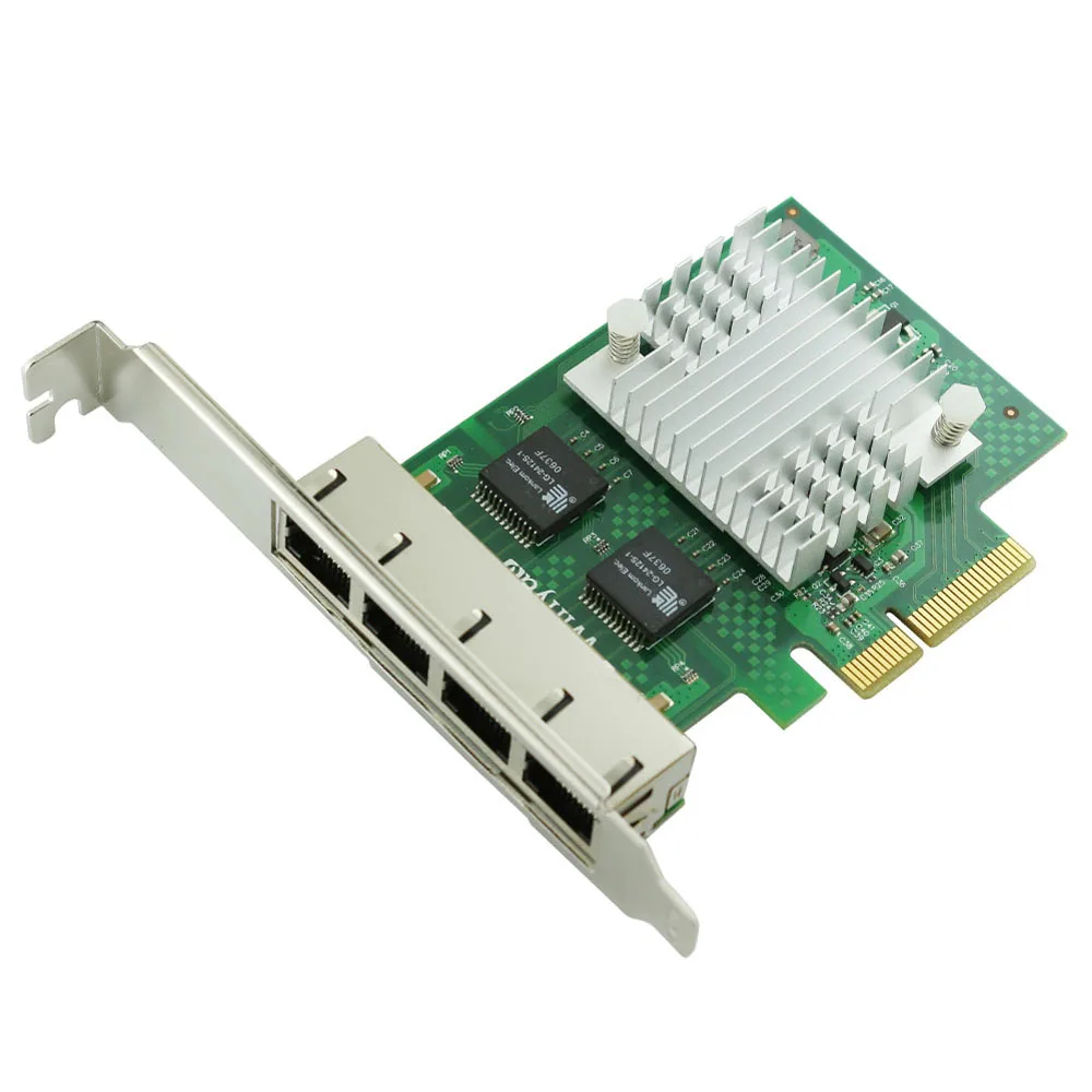 

Winyao WYI350T4 RJ45 PCI-E Gigabit Ethernet Network Adapter Card NIC intelI350-T4 I340-T4