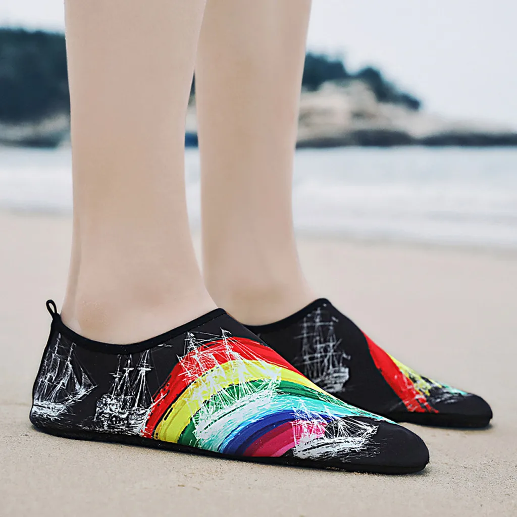 SAGACE; летняя водонепроницаемая обувь; Мужская обувь для плавания; пляжная обувь; пара кроссовок для мужчин; обувь для отдыха с радугой; zapatos hombre