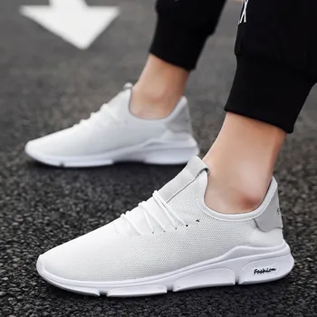 

Summer Fashion Breathable Mesh Men'S Casual Sports Shoes Hard-Wearing And Anti-Skid Light Lace-up Men'S Casual Shoes Tide Male