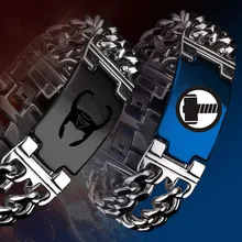 Браслет Marvel Мститель Тор Локи из титановой стали, мужские ювелирные изделия, браслет из нержавеющей стали, подарки на день святого Валентина для мальчиков и девочек