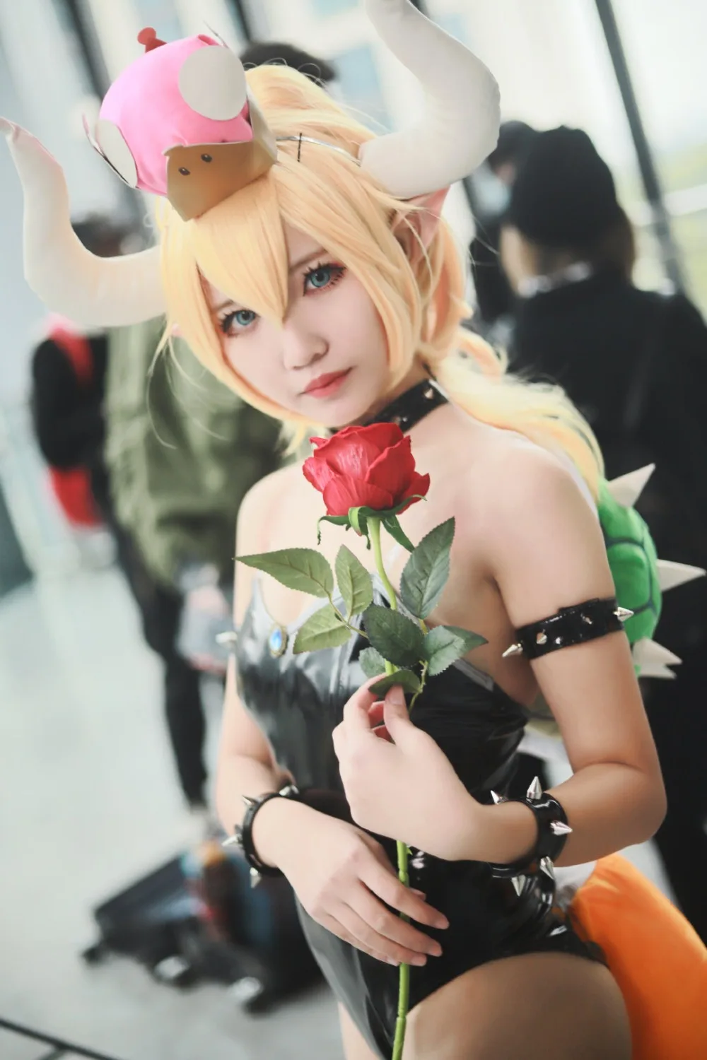 Супер Марио Bowsette Косплей Костюм Bowser Cos Марио Принцесса табурет персик косплей латексный Catsui черная черепаха Shel