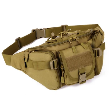 

New Outdoor Camouflage Small Pockets Belt Sling Shoulder Sport Bags Military Tactical Messenger Bag for Hiking Sports Bag
