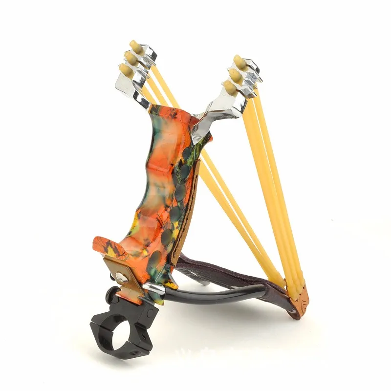 

Slingshot Strong &Durable Metal Catapult for Outdoor Hunting Games Heavy Stainless Steel Catapult