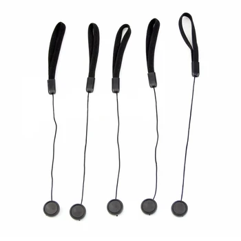

new 5pcs/lots Universal DSLR Lens Cover Cap Keeper Holder Strap String Leash Strap Rope for Canon Camera Accessories