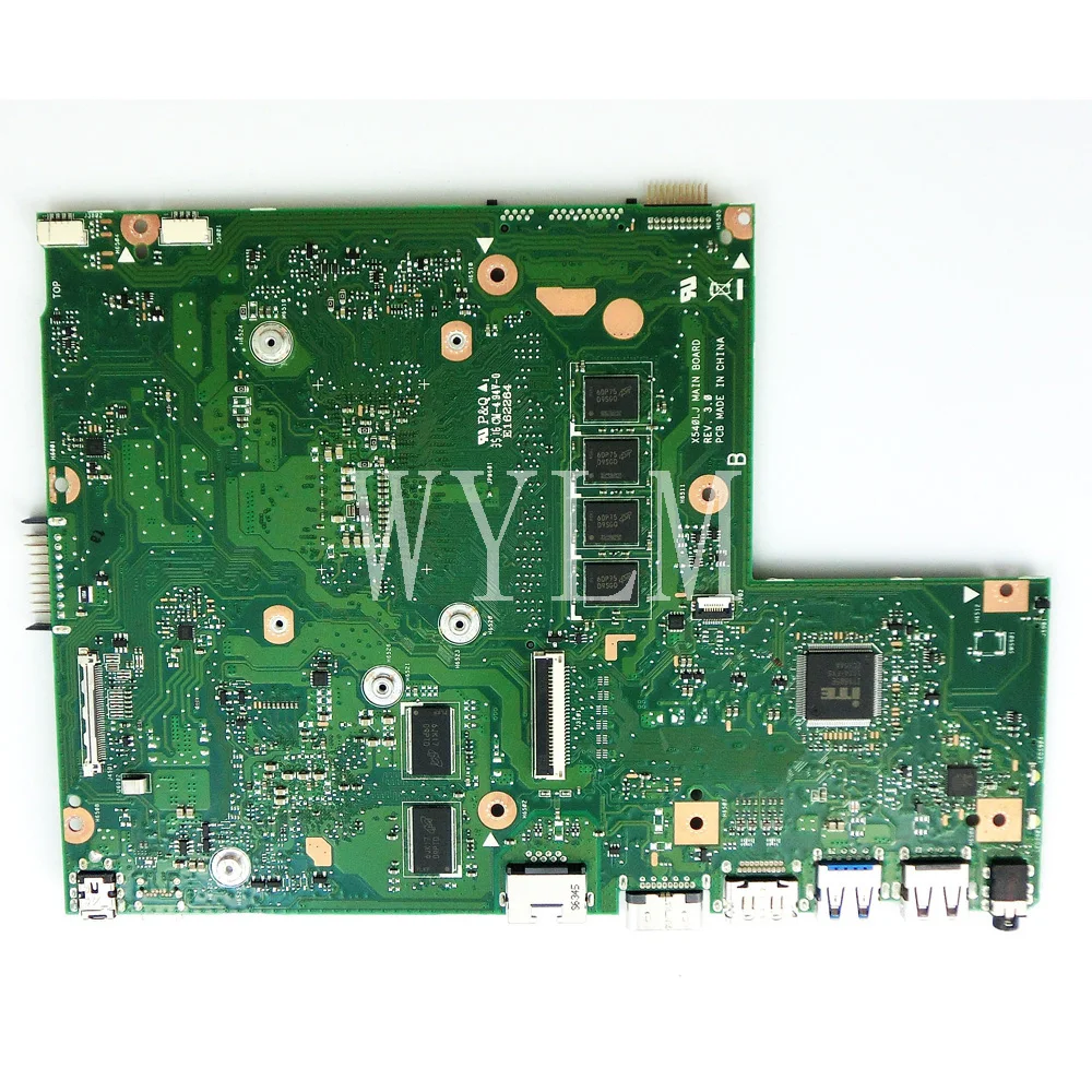  X540LJ With I3-4005 CPU With 4GB memory mainboard For ASUS X540 X540L X540LJ laptop motherboard Tes