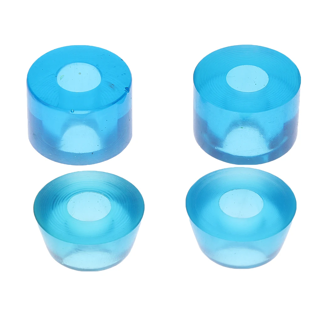 2 Pairs Replacement Bushings 90A Longboard Skateboard Truck Kit for 2 Trucks
