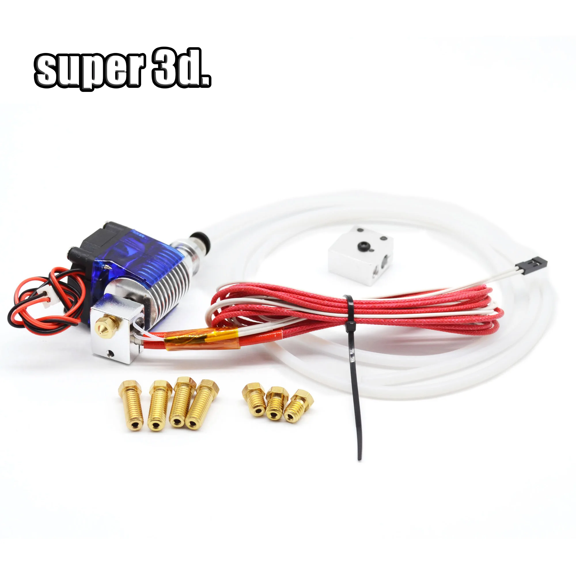 Вентилятор для охлаждения V6 J head Hotend с вентилятором 1 75/3 мм 12 В bowden 75 0 2/0 3/0 4/0 5