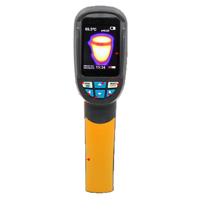 HT-18 Handheld Thermal Imager Infrared Camera IR infrared thermometer temperature thermal HT-02 HT-175 Series high IR Resolution