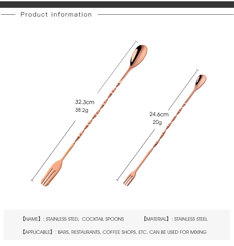 1 шт 25/32 см ручка из нержавеющей стали барная ложка Коктейльные шпажки соломинка для помешивания длинной ручкой ложка-мешалка ступки бармен