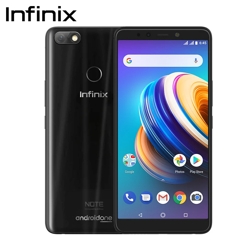 Infinix NOTE 5 смартфон 32G 3g Android One 6," 16MP отпечаток пальца 4500 мАч Восьмиядерный телефон