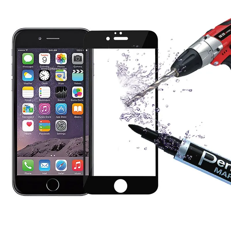 

Full Cover Tempered Glass for iPhone 6 Glass on Screen Protector Phone Film for iPhone 6 s Glass 6s Plus Tempered pelicula de
