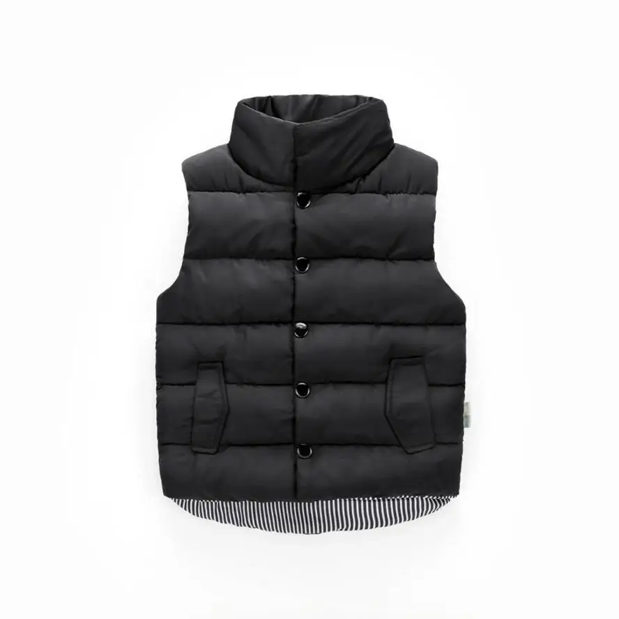 Cena Jesień zima dziewczyny kamizelka okazjonalna kurtka dziecięca odzież wierzchnia płaszcze dla dziewczynek kamizelka niemowlę dziecko dół kamizelka bez rękawów dzieci ciepła kurtka