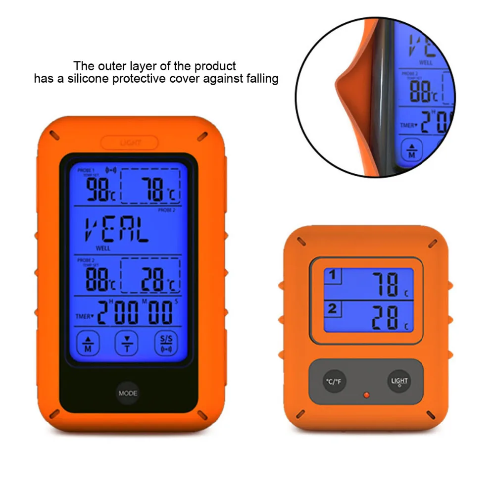 BBQ Dragon 2 Probe Wireless Meat Thermometer