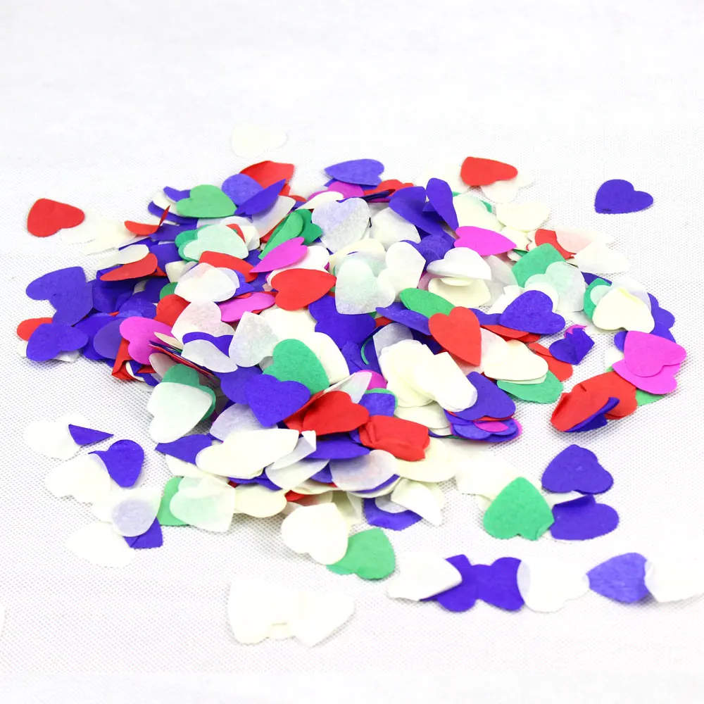RUPERT BEAR PARTY  LARGE PAPER HEARTS WEDDING CONFETTI DECORATIONS 