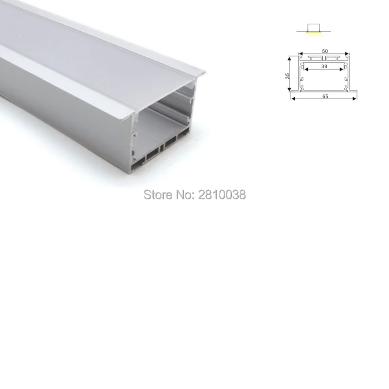 50X1 м наборы/лот линейный фланцевый алюминиевый профиль led и новый дизайн T