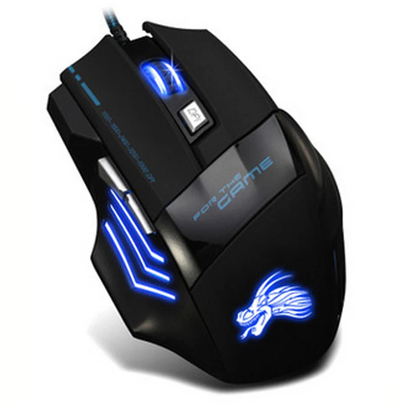 

LED Optical 5500 DPI USB Wired Gaming Mouse 7 Button Computer Mice For PC Laptop