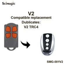 V2 TRC4 433,92 МГц плавающий код удаленный контроль копирования V2 гаражные двери дистанционного управления ручной передатчик открывалка