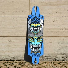 KOSTON pro drop through longboard decks with 9ply canadian maple ,37.25 inch*10 inch long skateboard deck for downhill racing