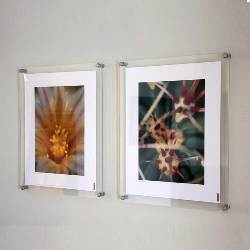 

(GT4159-8inch) Transparent Wall Mounted Acrylic Photo/Picture/Poster Frame Display Factory Accept Customized Design