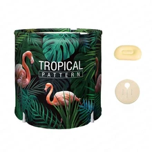 Без ванны Бытовая Складная Ванна бочка пластиковая Ванна для взрослых утолщение большая ванна бочка ванна для взрослых домашняя сауна спа