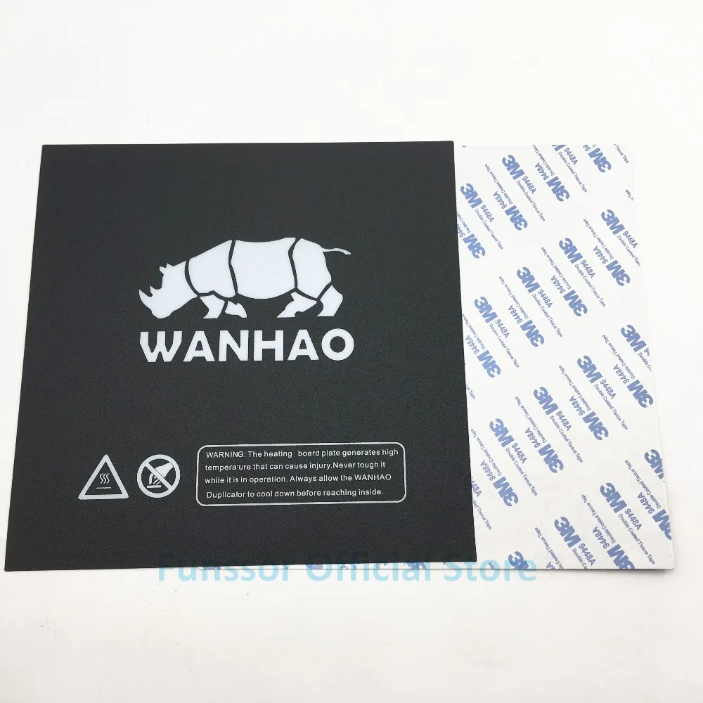 

Funssor 5pcs* 200/214/220mm Wanhao Square Printing Build Surface heating build plate tape sticker surface Wanhao i3 3D Printer