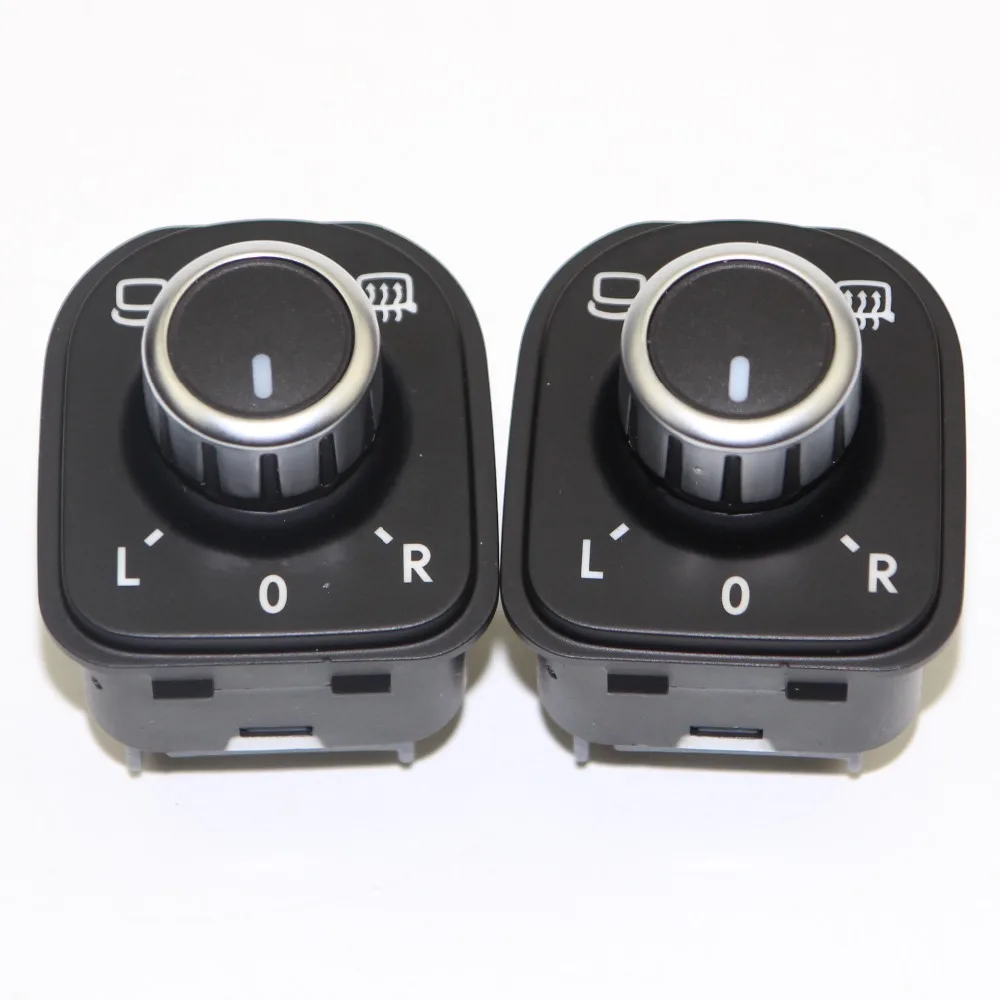 2 шт. хромированные боковые зеркальные кнопки для VW Passat B6 3C Golf GTI MK5 MK6 Jetta MK5 Rabbit Tiguan 5ND 959 565