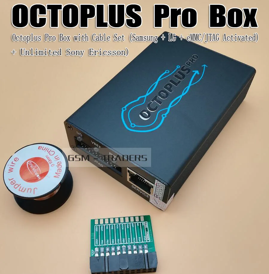 Octoplus Pro BOX/OCTOPLUS коробка активированная для LG+ samsung+ Medua JTAG активация+ SE Fuction(в комплекте 7 в 1 кабель/адаптер