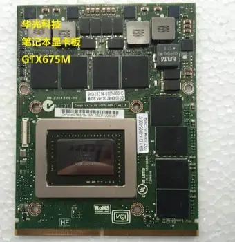 

GTX675M GTX 675M 2G VGA Video Graphics Card Module 7W4GT HXD3N C0XGT For Dell M6000 M6600 M6700 M6800 M15X M17x R2 R3 R4 laptop