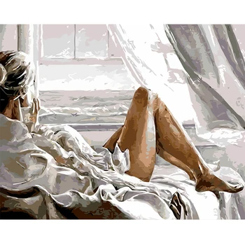 

Memory of the Sea Hand Made Paint High Quality Canvas Beautiful Painting By Numbers Surprise Gift Great Accomplishment