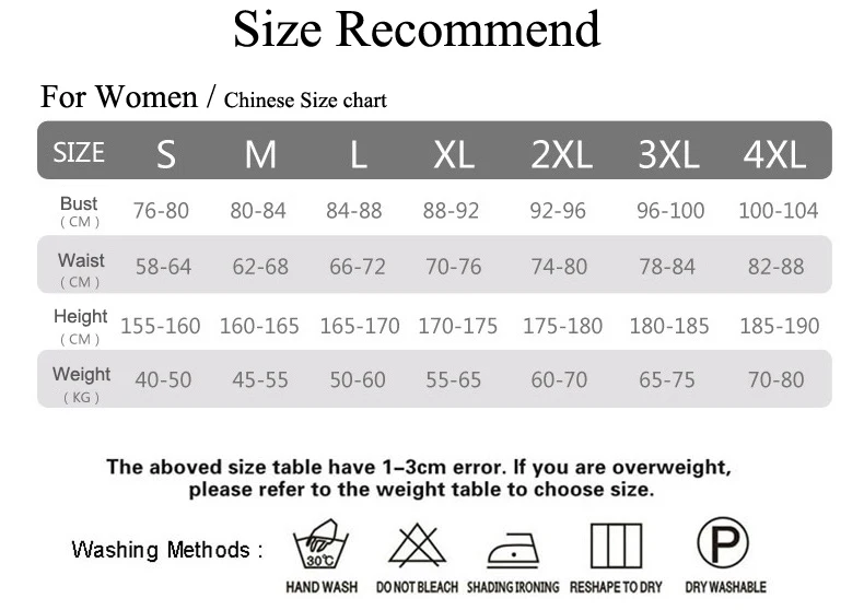women size chart