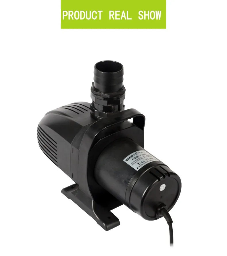 

SOBO WP-20000DW/25000DW30000DW Fish Pond Submersible Pump Large Flow Pool Pump Mute Fish Pond Circulating Filter Pump Amphibious