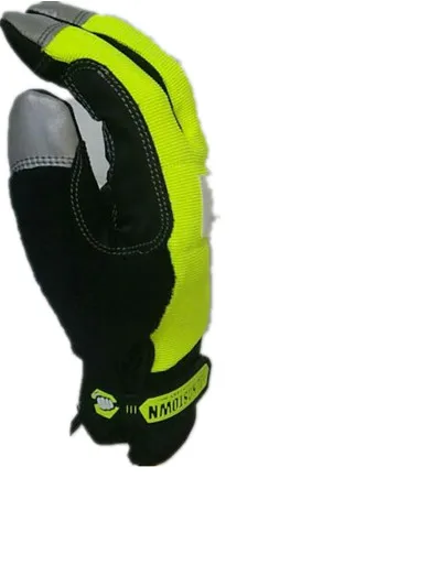 Высокая видимость водонепроницаемый и ветрозащитный тепло долговечность защитные перчатки(зеленый xx-большой