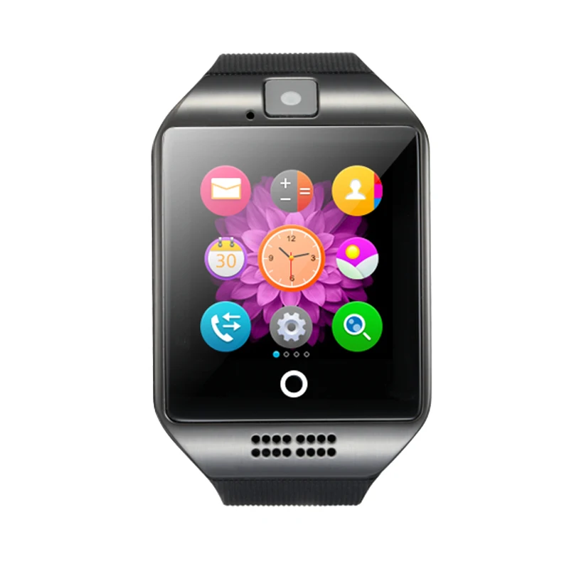 2016 font b SmartWatch b font Q18 Wristwatch with Touch Screen Camera TF Card Bluetooth Fashion
