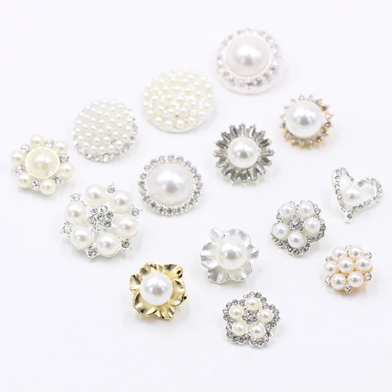 

YIBO 5pcs Sewing accessories hand-sewn pearl button metal big button fur buckle coat coat windbreaker button manual DIY button