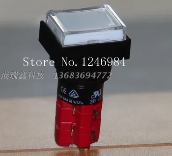 

[SA]M16 lock- white reset button Progressive Alliance DECA Taiwan rectangular dual jog switch D16LMT1-2AB--10pcs/lot