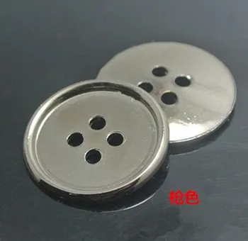 

free fee 12.5mm 4 hole sewing metal button for garment /alloy buttons clothes sewing button Gun metal color