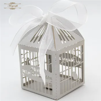 

Bird cage decoration Wedding Favor Box Paper Party Candy Box