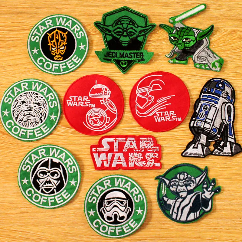 

Star Wars Patch Iron on Patches On Clothes Stripes Embroidered Patches For Clothing Tactical Patch Military Badges DIY Applique