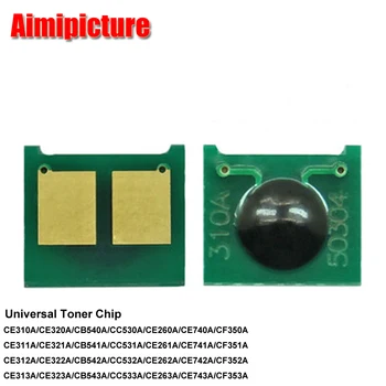 

Universal Toner Cartridge Chip CE310A/CE320A/CE260A/CE740A/CB540A/CC530A For HP Printer BK/C/M/Y 10 sets free shipping