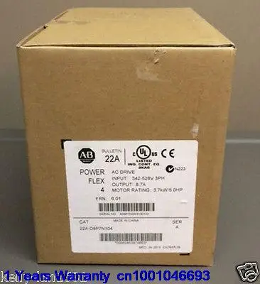 

DHL/EUB 1PC AB Allen Bradley PowerFlex4 AC Drive 22A-D8P7N104 22AD8P7N104 NEW SEAL 15-18