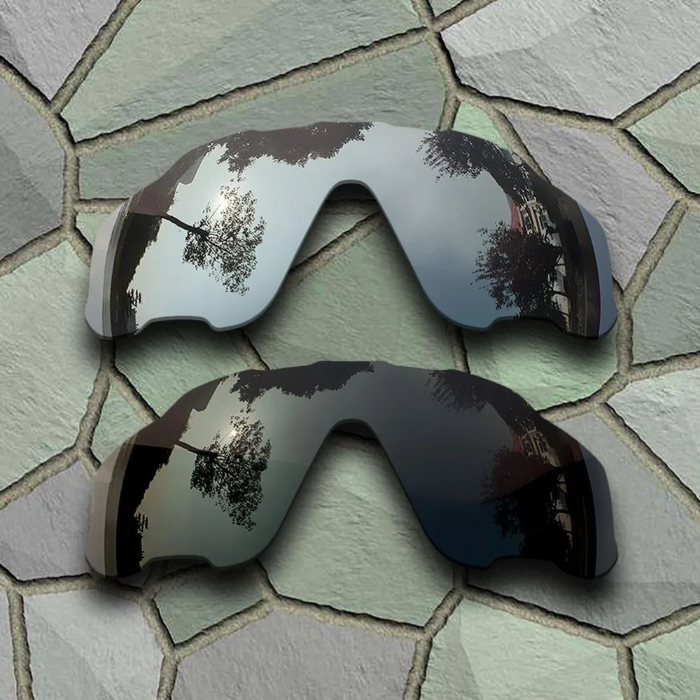 Grigio Black & Chrome Occhiali Da Sole Polarizzati Lenti Di Ricambio Per Oakley Jawbreaker